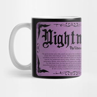 Nightmare VHS Label Mug